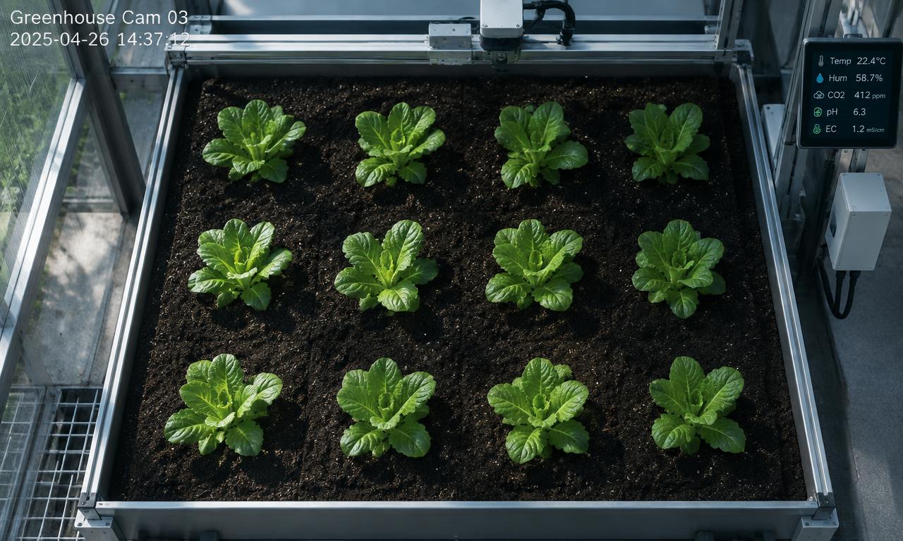 Greenhouse canopy live feed